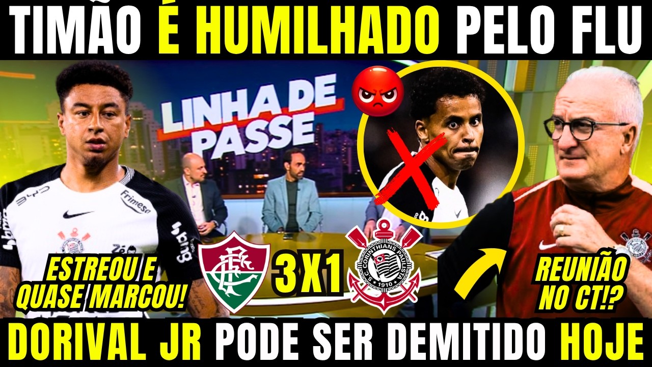 🚨 P&Oacute;S JOGO! CORINTHIANS PERDE E DORIVAL PODE CAIR A QUALQUER MOMENTO AP&Oacute;S NOVO VEXAME