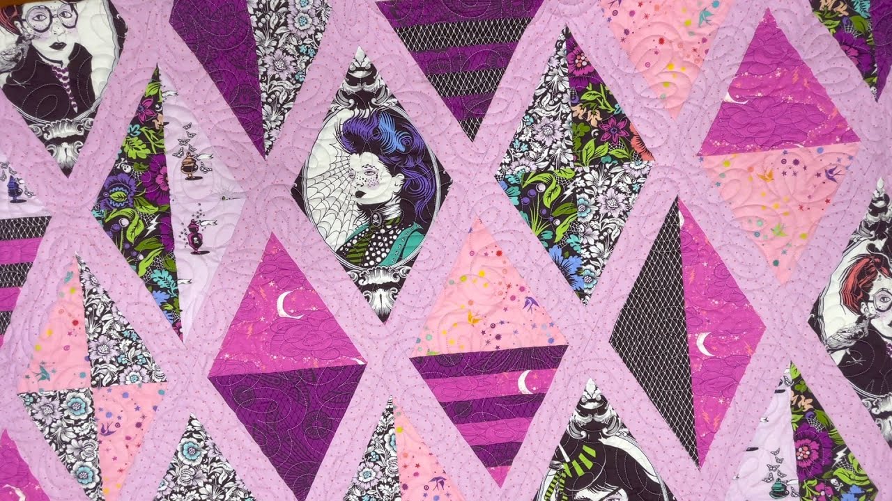 How to Fussy Cut with the Super Sidekick Ruler: Set Sail in Tula Pink's Nightshade Déjà Vu