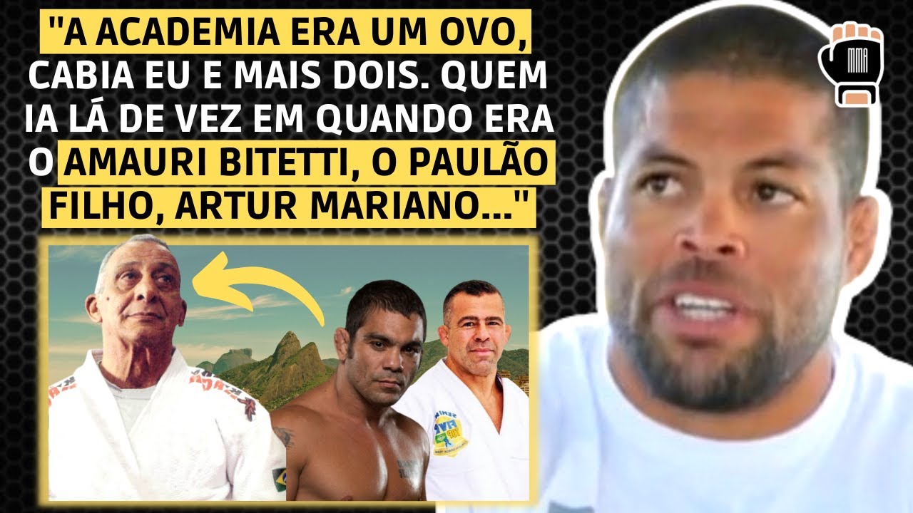 ANDRÉ GALVÃO RELEMBRA OS TREINOS NA ACADEMIA DO MESTRE OSVALDO ALVES NA QUEBRADA EM COPACABANA NO RJ