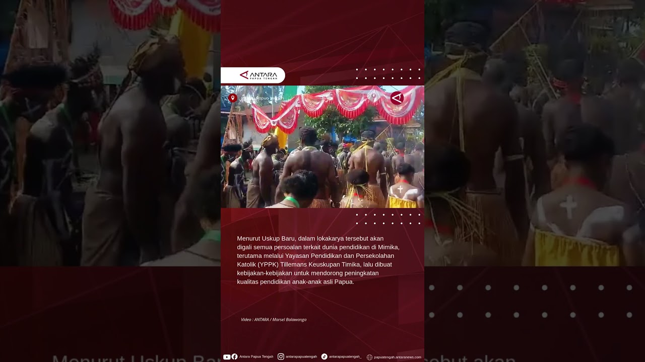 PERESMIAN GEREJA KATOLIK SANTO STEFANUS DI KAMPUNG AIKAWAPUKA
