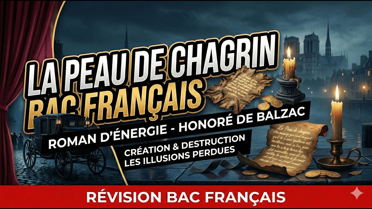 Cours Bac Français | Balzac – La Peau de chagrin