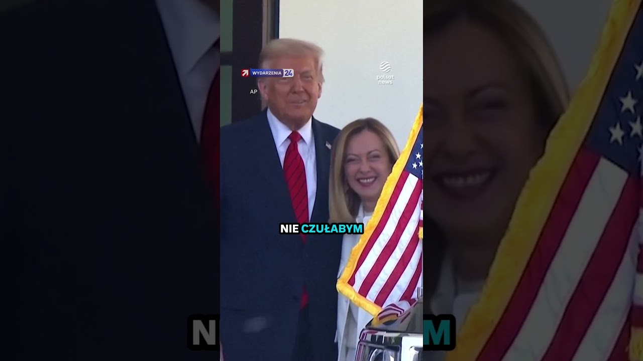 Ostre słowa Meloni: Trump przekroczył granicę
