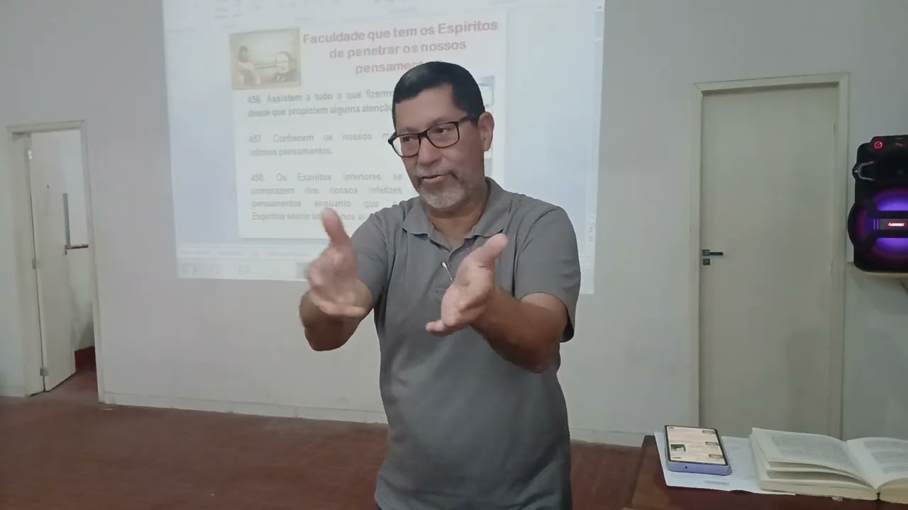 PALESTRA: INTERVENÇÃO DOS ESPÍRITOS NO MUNDO CORPORAL - PALESTRANTE: MARCELO XAVIER