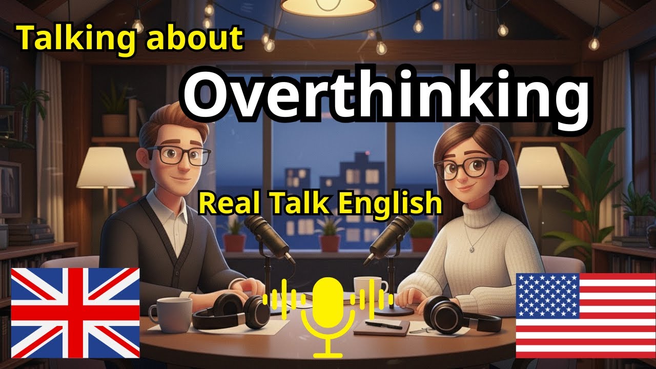 How to Talk About Overthinking in English (Real-Life Phrases to Calm Your Mind) | Daily English Talk