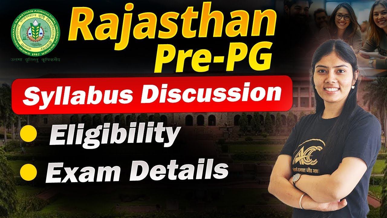 Rajasthan Pre-PG 2025 | Complete Syllabus, Exam Pattern, Eligibility, & Preparation Strategy