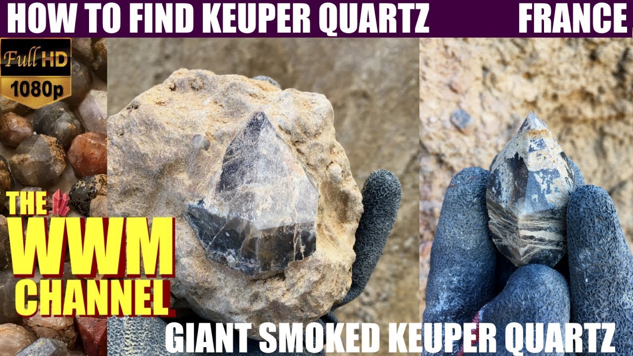 Hunting Quartz Crystals in France ! Mining Keuper Quartz