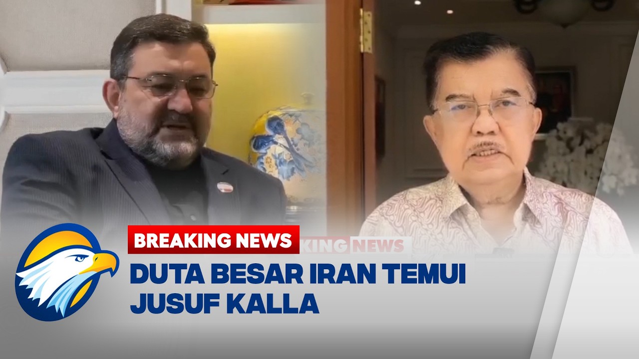 BREAKING NEWS - Jusuf Kalla Dukung Perdamaian, Iran Harap Dukungan Indonesia!