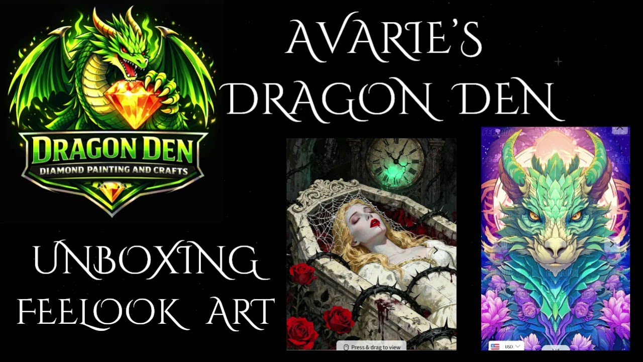 Feelook Unboxing Dark Fairy Tale: Sleeping Beauty & Green Dragon