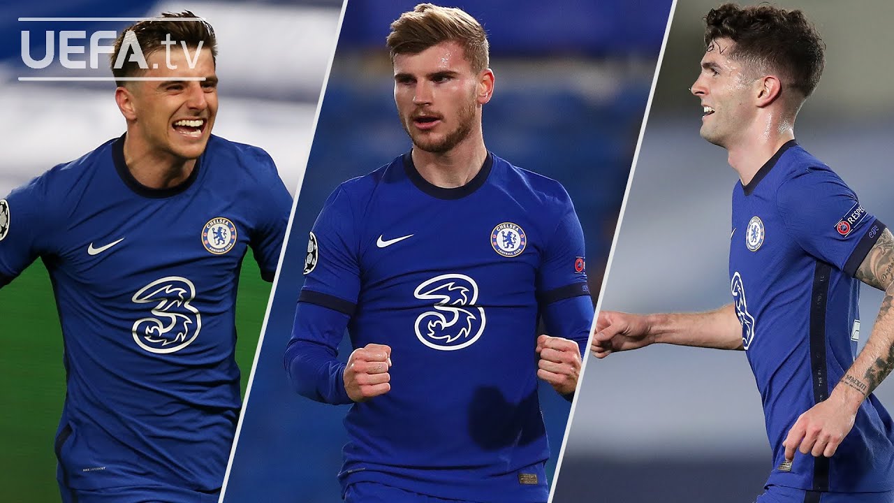 MOUNT, WERNER, PULIŠIĆ: CHELSEA All 2020/21 #UCL Goals!