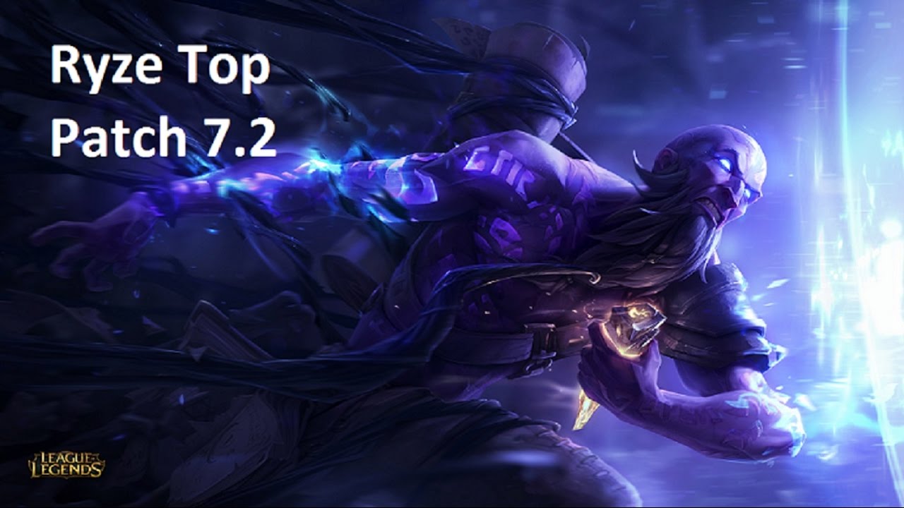 Ryze Top - Patch 7.2 - Low Gold - Full Gameplay