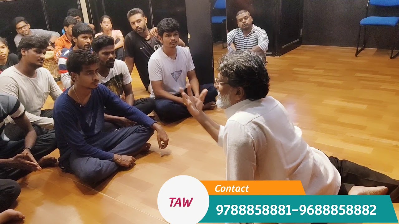 #Acting school Jayarao master session #Theatrelab Actors Workstation Chennai - coimbatore