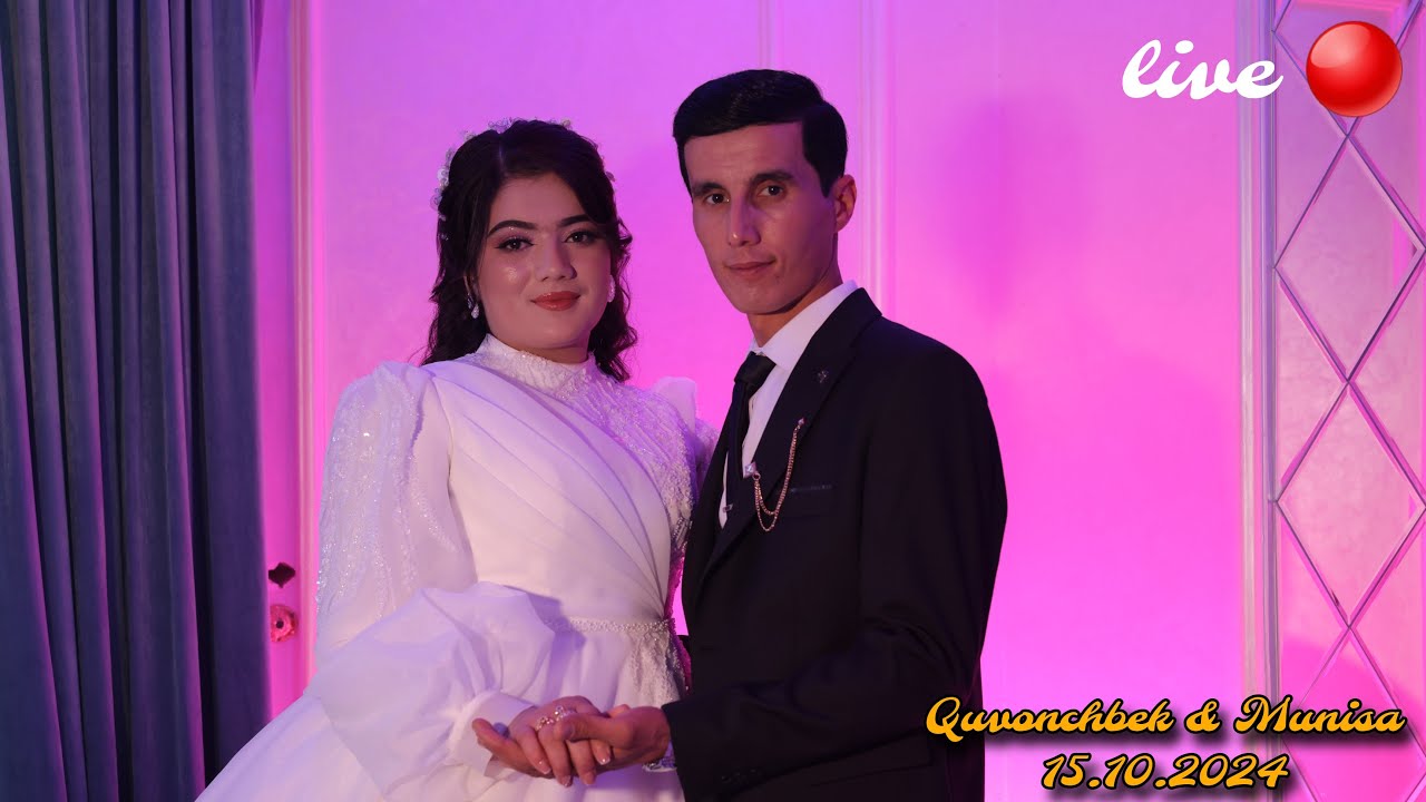 Quvonchbek & Munisa 15.10.2024 Behro'z To'yxona Bonu studio Live...
