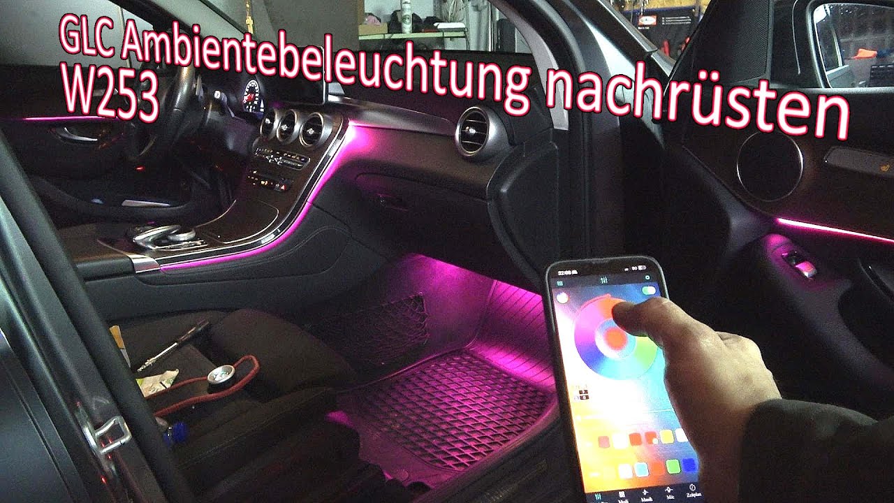 Mercedes GLC Ambientebeleuchtung nachrüsten