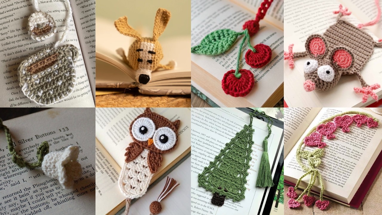 Beautiful Crochet Bookmark Ideas for Book Lovers | Cute & Easy Crochet Bookmark Designs