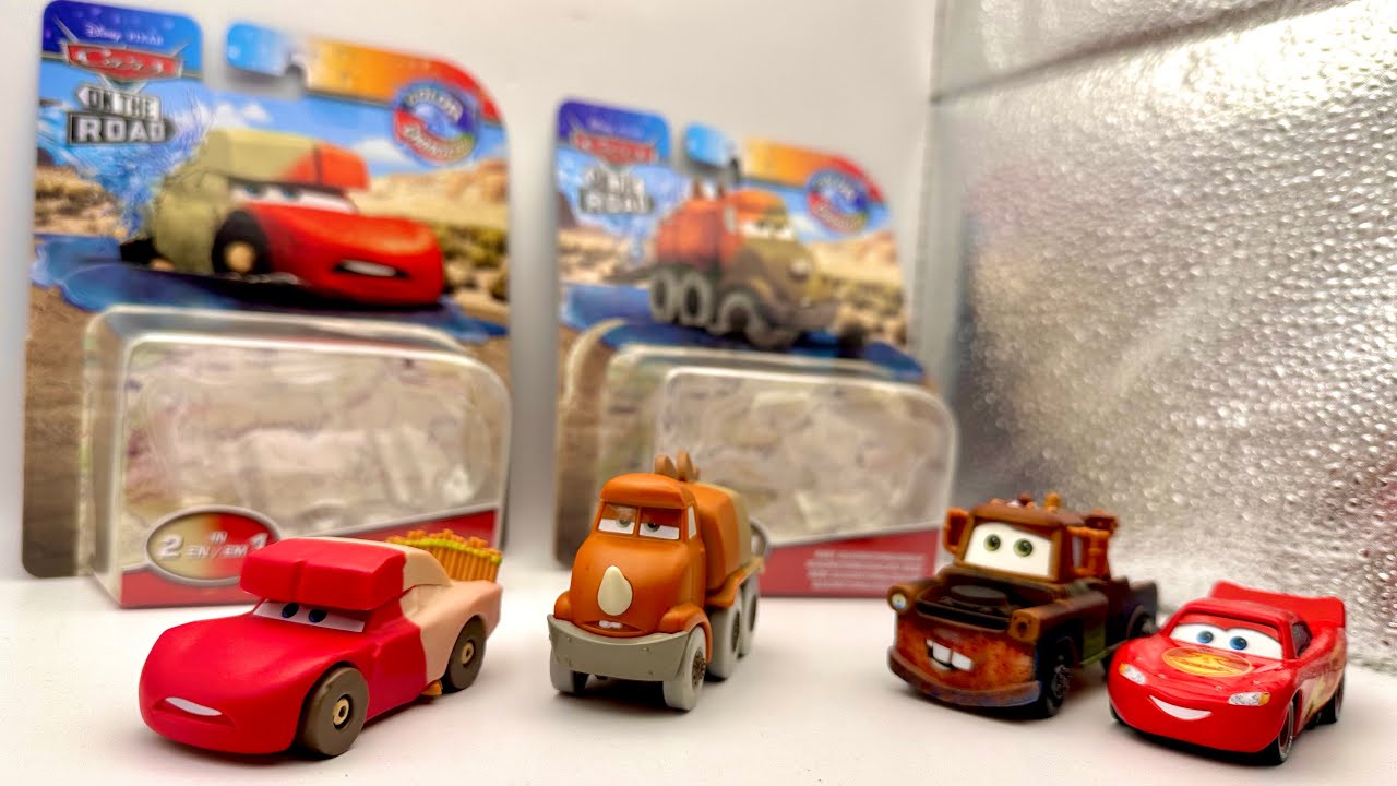 Color Changers Cave McQueen & Baby Quadratorquesar: Unboxing & Review - Cars On The Road