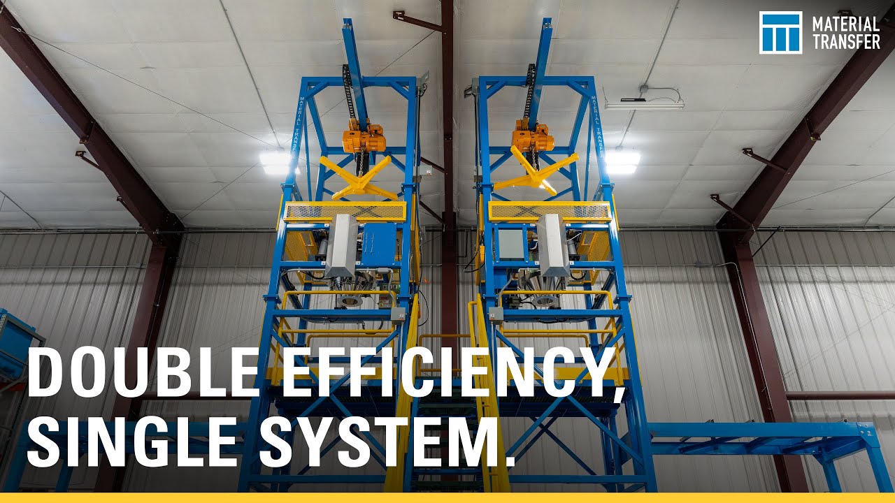 Bulk Bag Unloaders for Chemical Applications | Cupric Sulfate Handling | Material Transfer