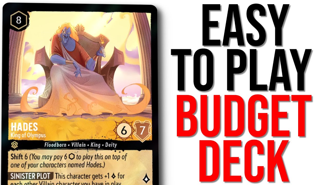 This Budget Hades Lorcana Deck Is Incredible!