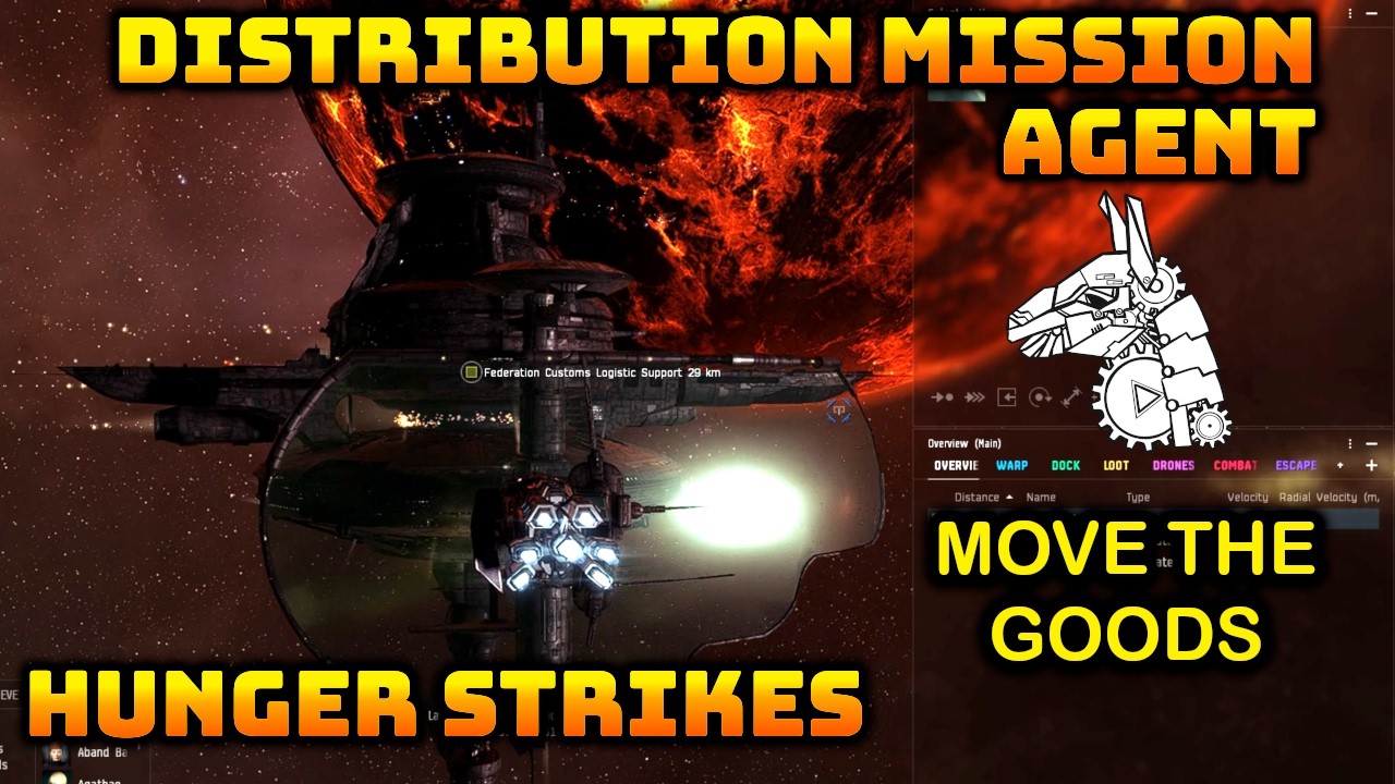 EVE ONLINE (47) Distribution Agent Missions - Hunger Strikes - Move The Goods