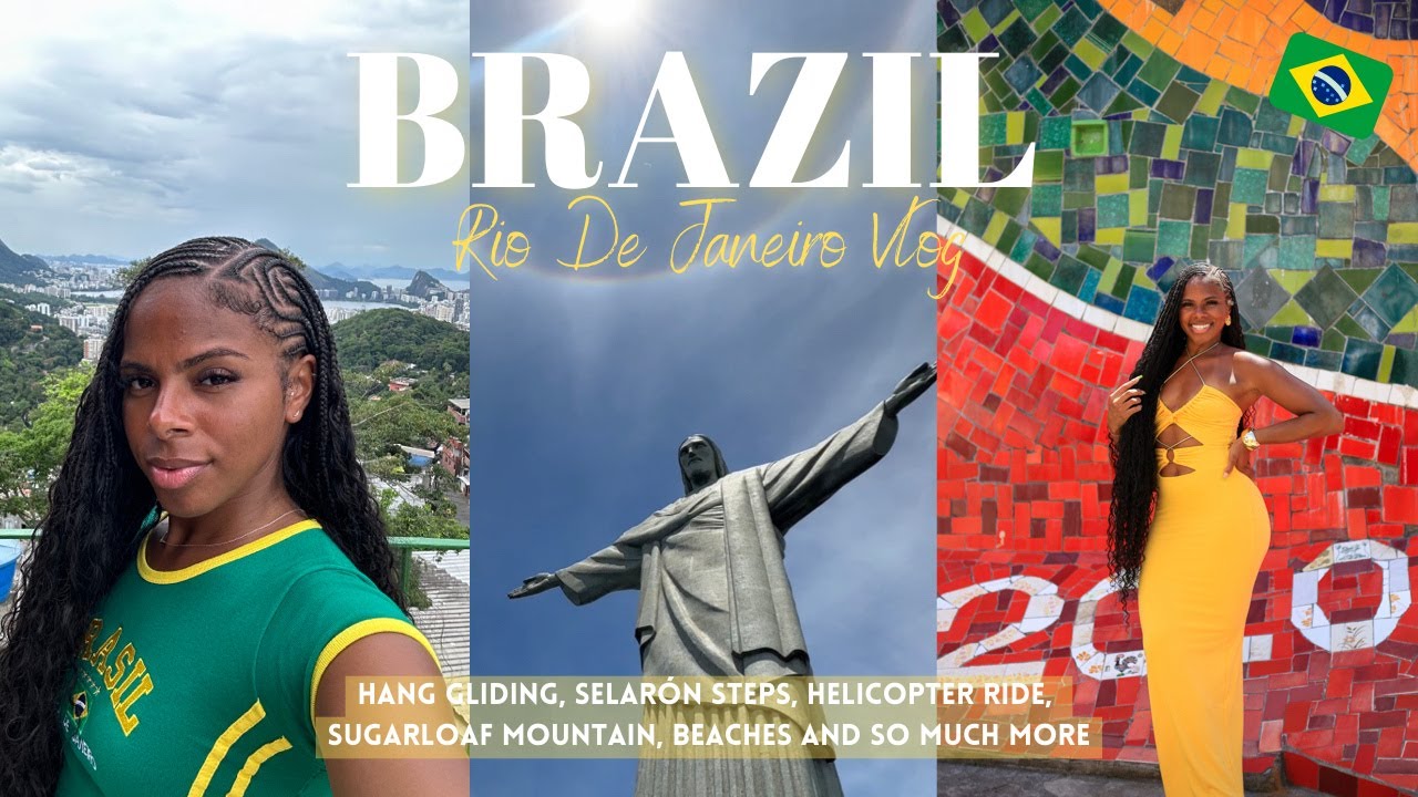 1 Week in Rio De Janeiro 🇧🇷 | Brazil Vlog | Hang Gliding, Christ the Redeemer + more | Luxe Tribes