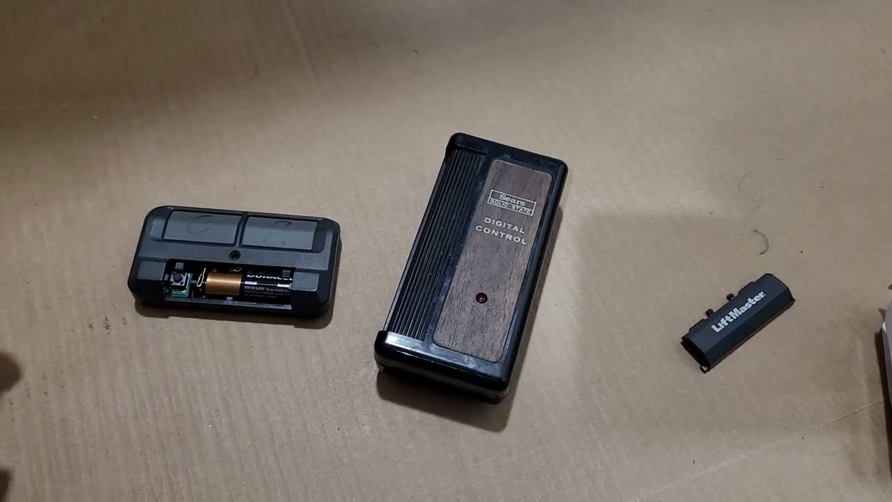 Finding and Programming Remotes for Old Sears Garage Door Openers