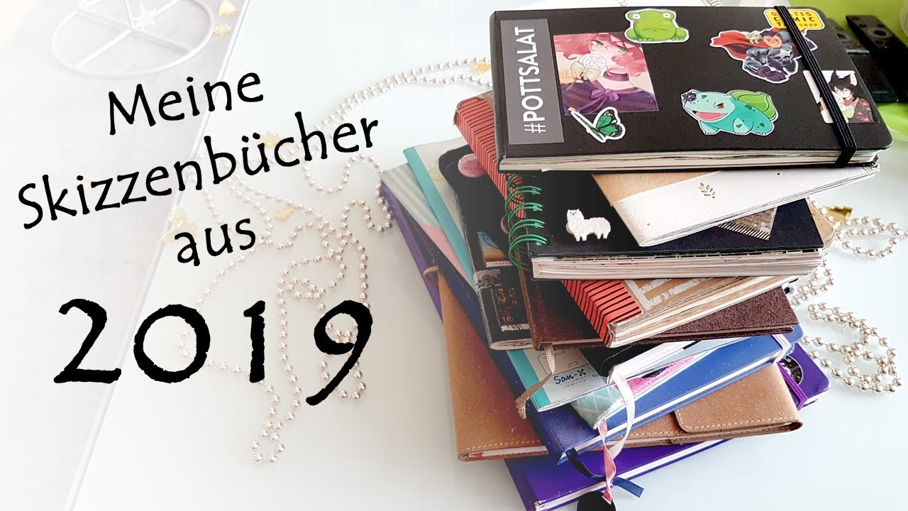 Meine Skizzenbücher aus 2019