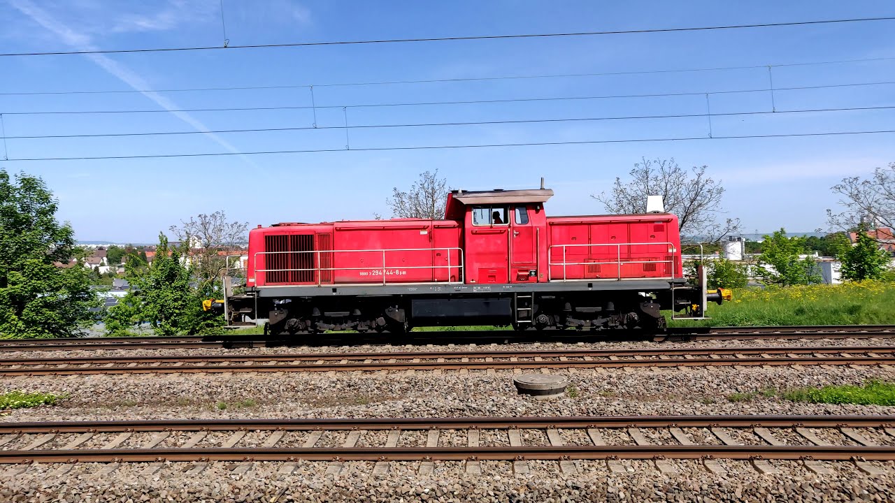 Diesel locomotive Deutsche Bahn - DB Class V 90 | 4K