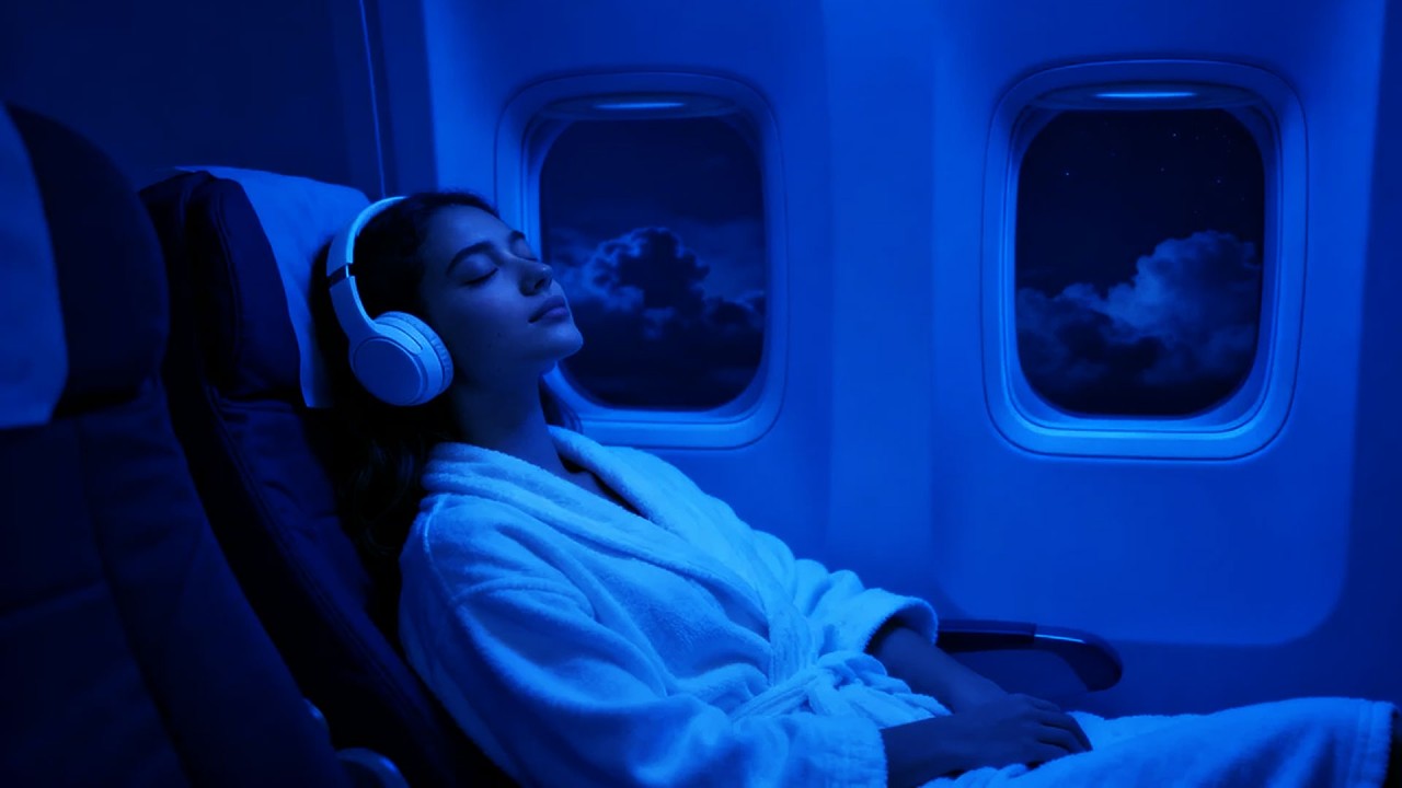 12 Hours of Jet Engine Brown Noise | No Ads | Sleep All Night & Release Stress in the Sky