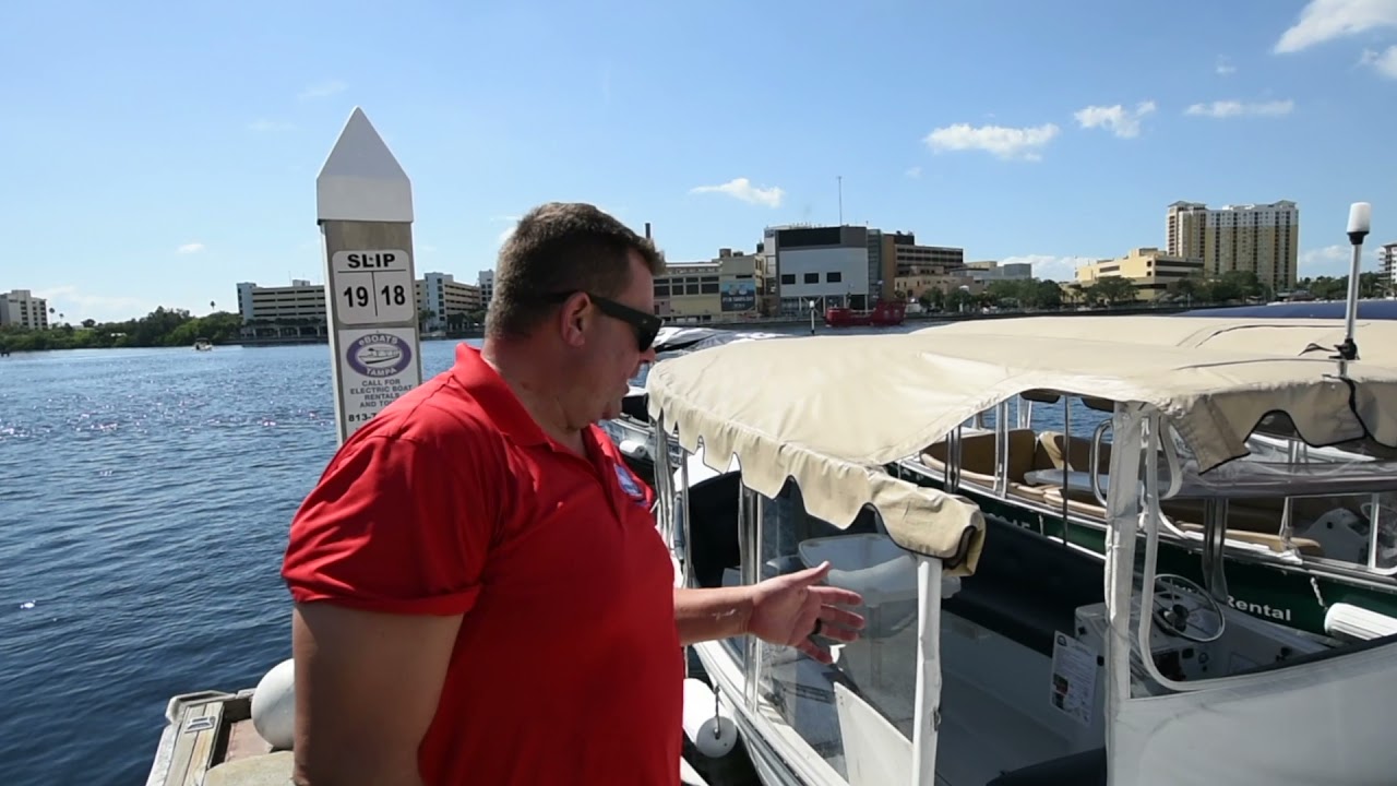 Tampa's Types of Electric Rental Boats