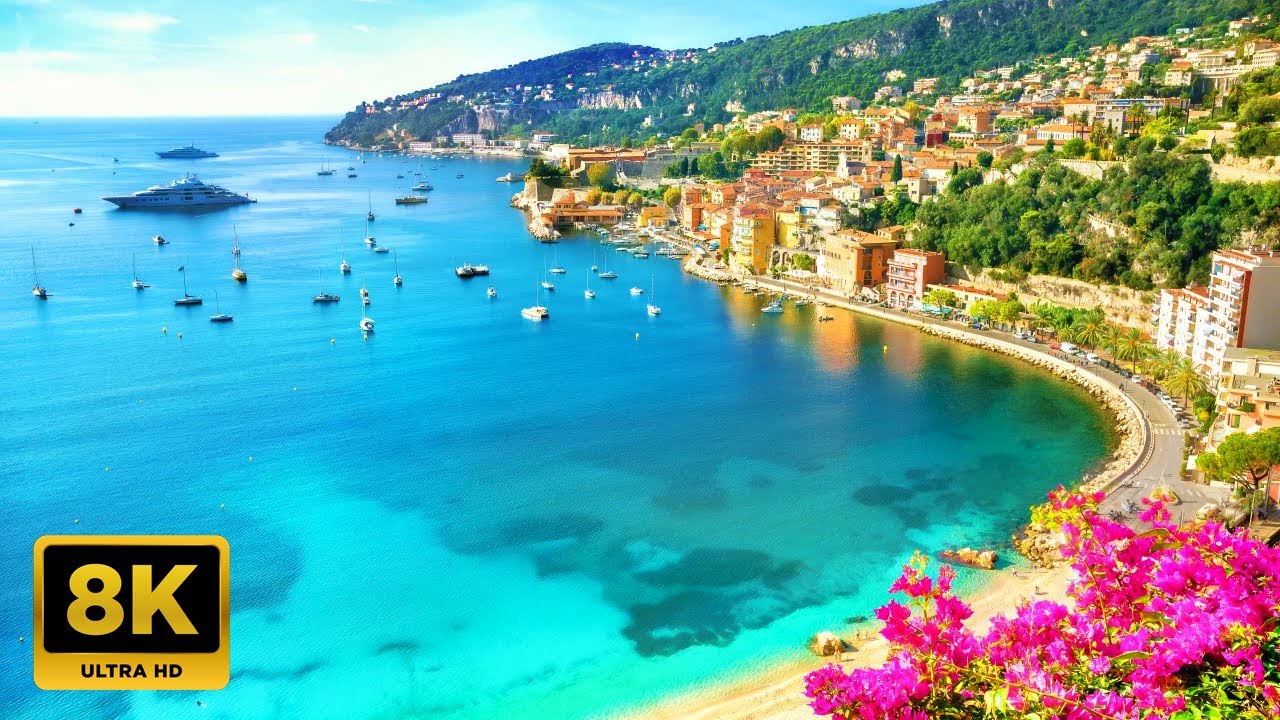 France 4K Drone Film Most Paradisiacal Beaches and Relaxing Music French Riviera and Corsica