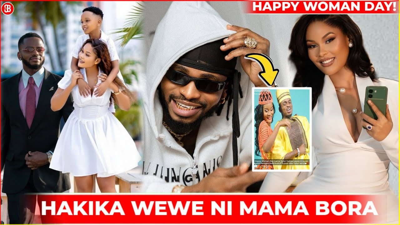 Alichokifanya DIAMOND siku ya wanawake Duniani leo HAMISA hawezi kusahau/ amwaga sifa za malezi bora