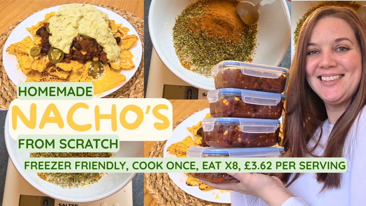Healthy Homemade Nachos with Chilli Con Carne | Meal Prep, Calories, Macros & Cost Per Serving