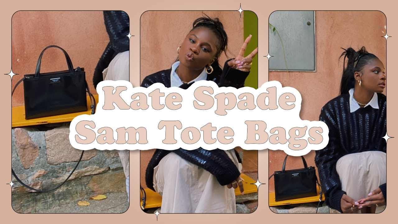 The Differences Between The Nylon & Leather Kate Spade Sam Tote Bags