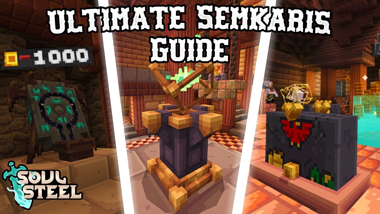 How to Solve EVERY Puzzle in Semkaris Minecraft SoulSteel&hellip; All Locations!