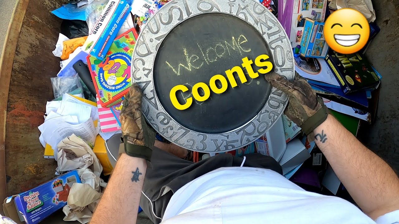 Scrounging in the dumpsters