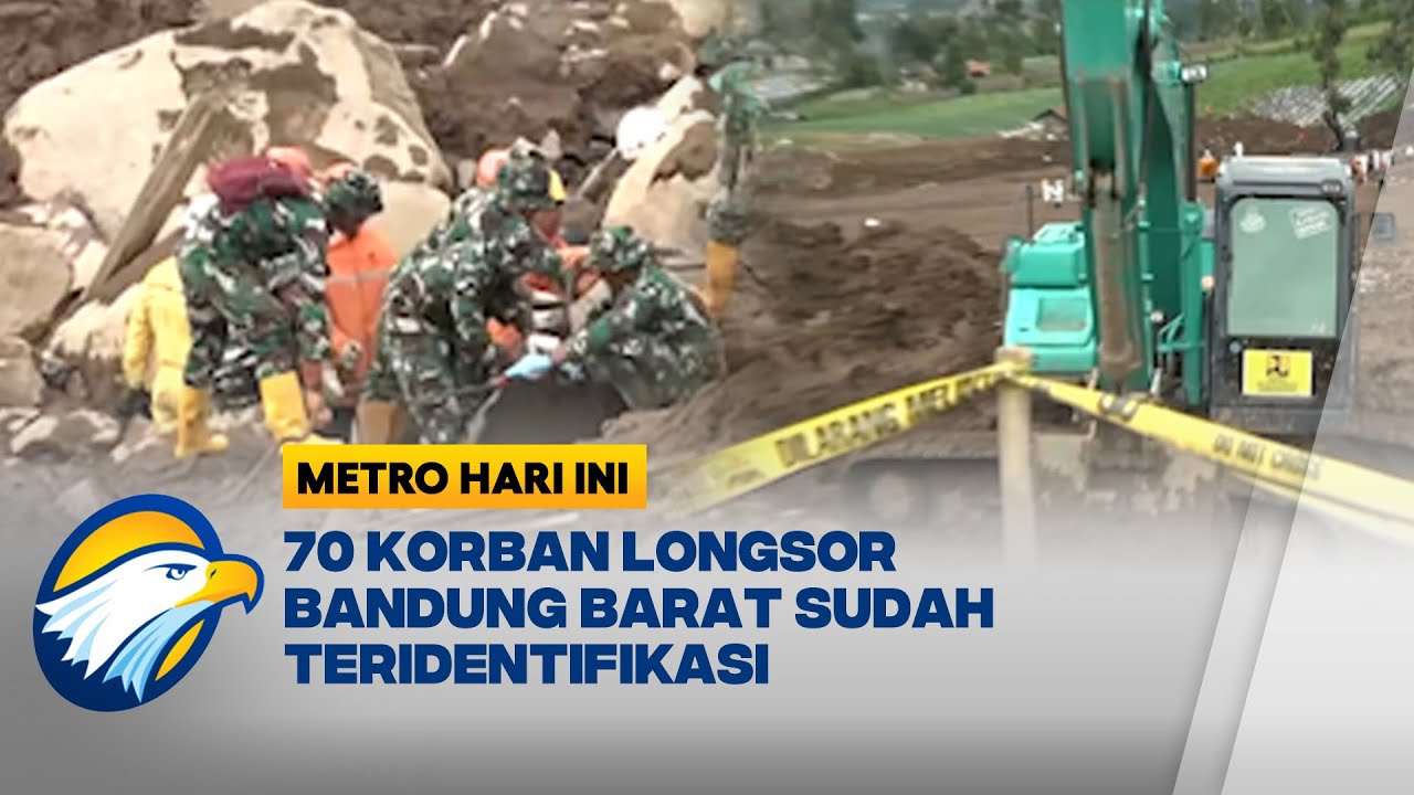 Pencarian Korban Tanah Longsor di Bandung Barat  - [Metro Hari Ini]