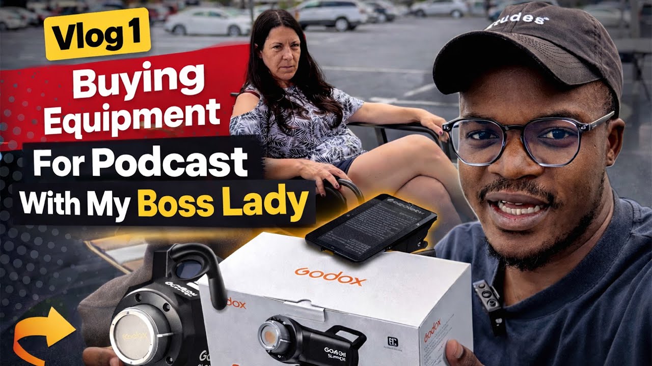 Vlog 1: Come With Me as I Go to Buy Equipment For Podcast With My Boss Lady