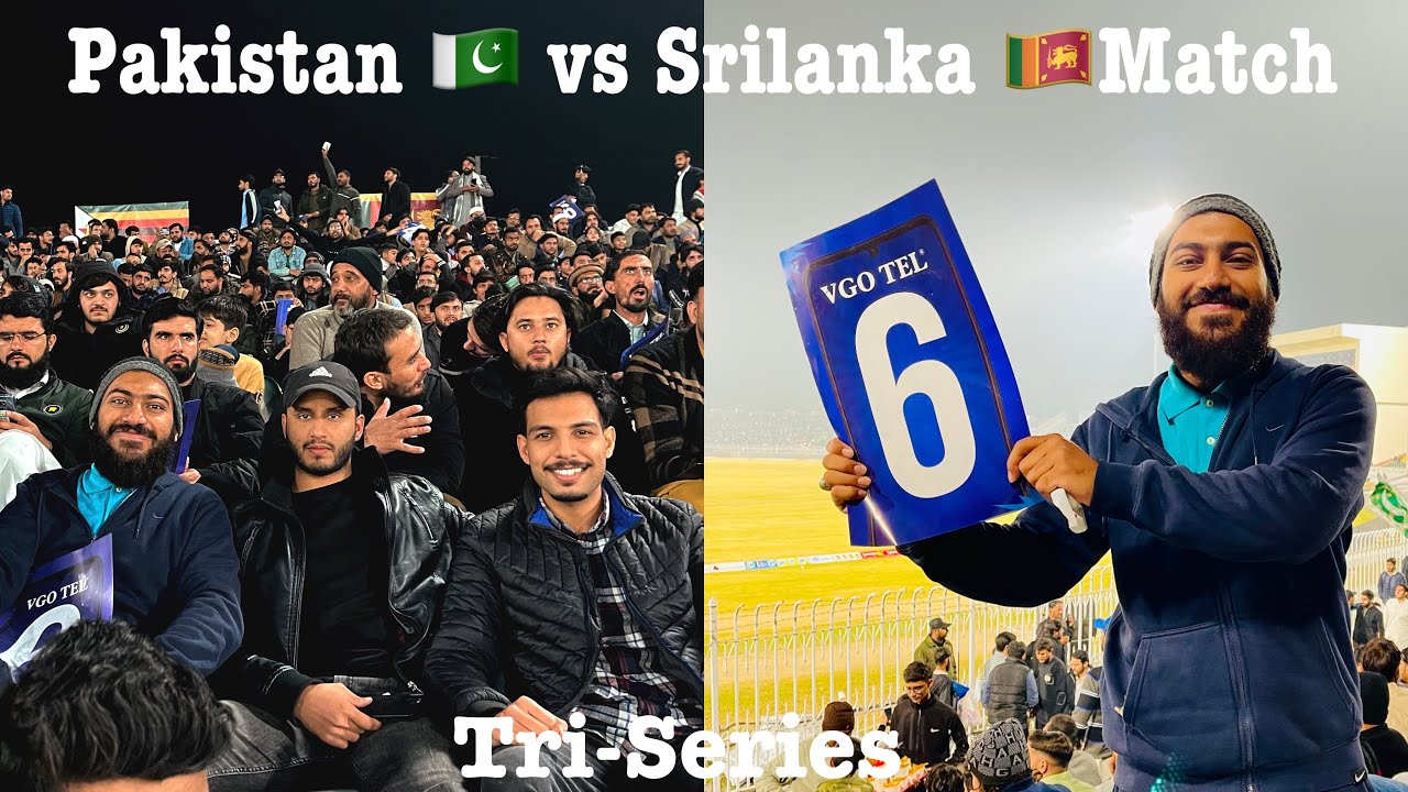 Pakistan vs Srilanka Match Behind the scenes at Rawalpindi Cricket Stadium | Tri Nation Series 