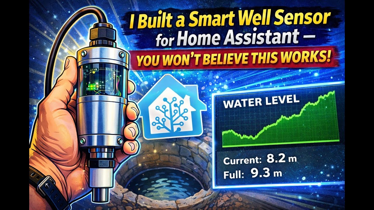 009-Project: WELL - How I Stopped Guessing My Well’s Water Level (ESP32 + PoE)