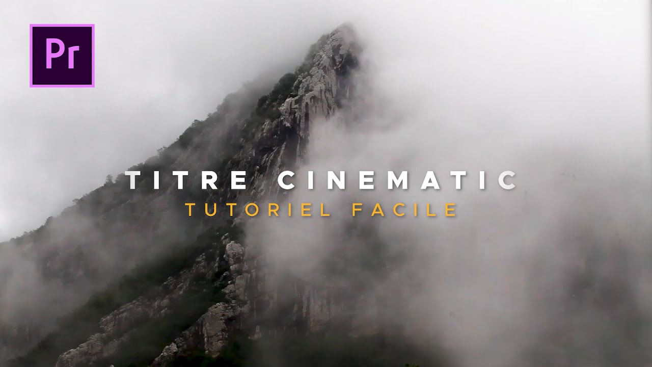 La MÉTHODE facile pour créer un joli titre CINEMATIC ! Tutoriel Premiere Pro