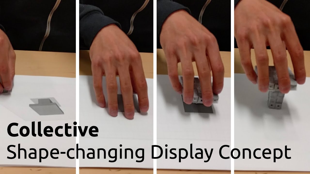 Collective Shape-changing Display Concept Video [Suzuki 2017]
