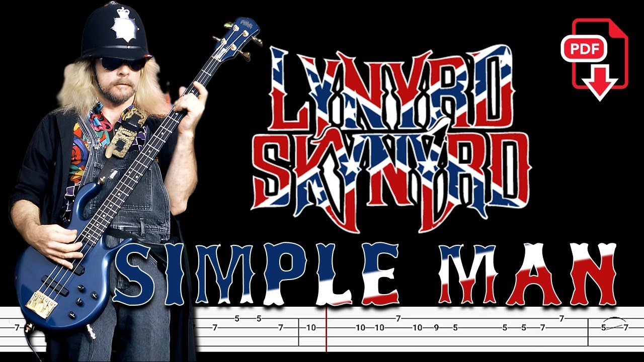 Lynyrd Skynyrd - Simple Man (🔴Bass Tabs | Notation)@ChamisBass#lynyrdskynyrdbass #chamisbass