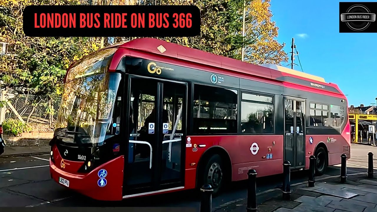 🚍 London Bus Ride on Route 366: Redbridge Station to Beckton Station 🌞