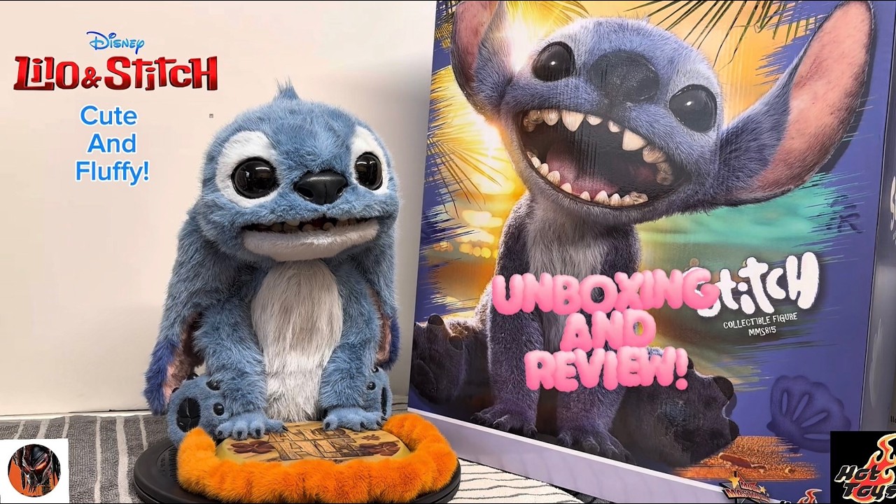 Hot Toys Life Size Stitch Figure From Lilo And Stitch (Unboxing and Review)