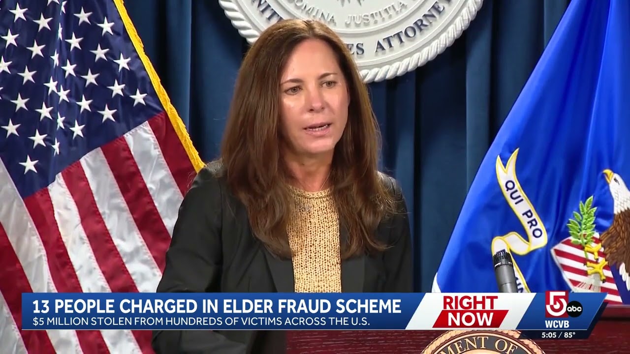 13 charged in $5M elder fraud ring targeting Mass. seniors