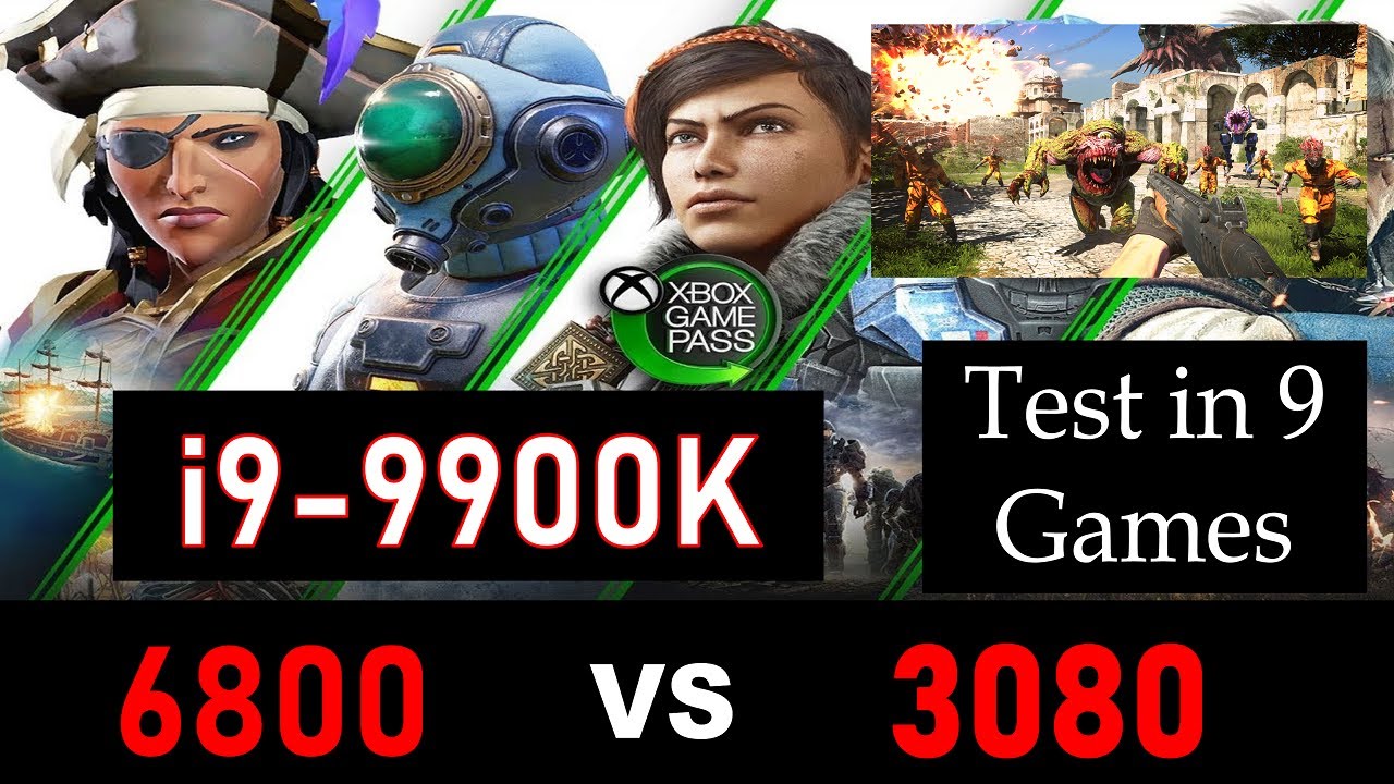 Intel i9 9900K Benchmarks RX 6800 vs RTX 3080 |Valhalla | SOTR | Watch Dogs 2 | Witcher 3 / 4k 1440p