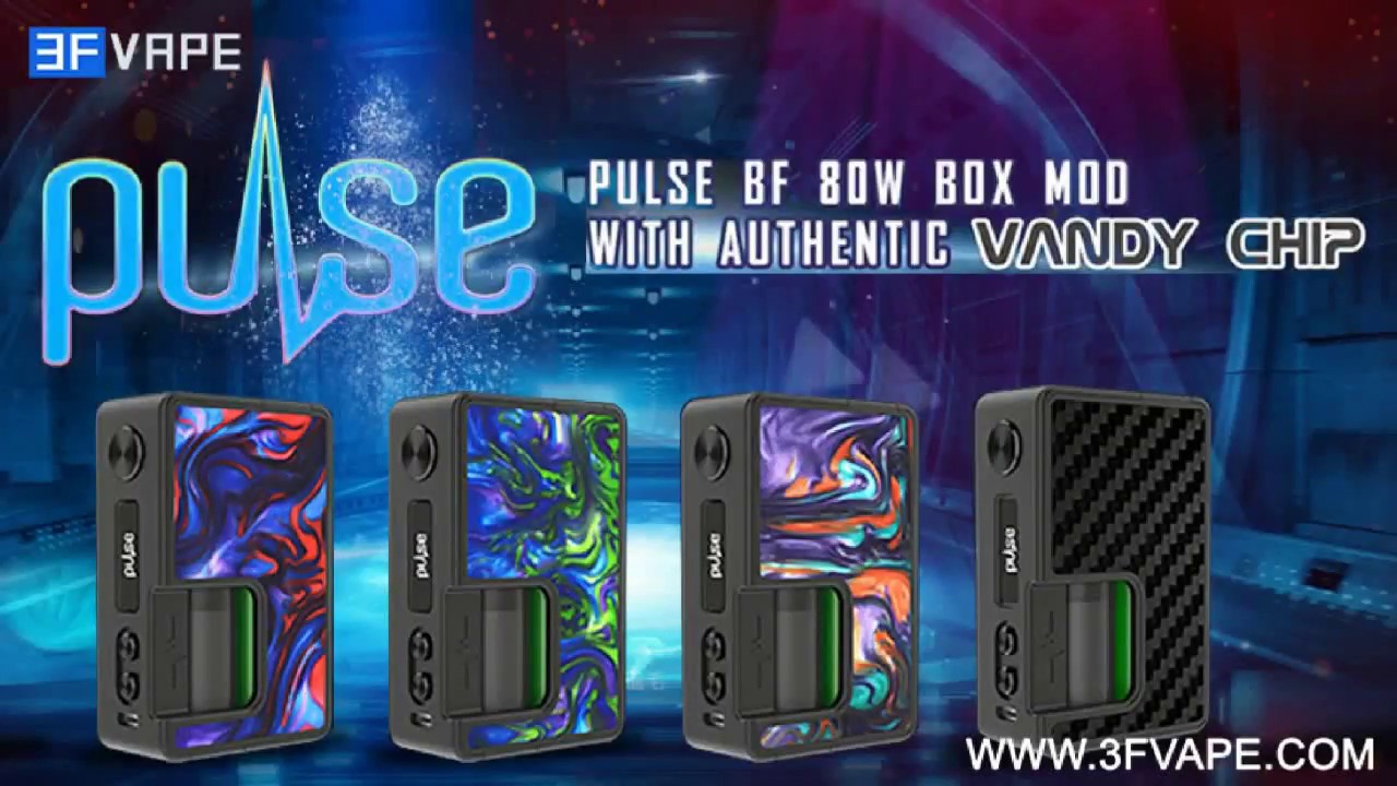 Vandy Vape Pulse BF 80W Squonk Box Mod with Vandy Chip