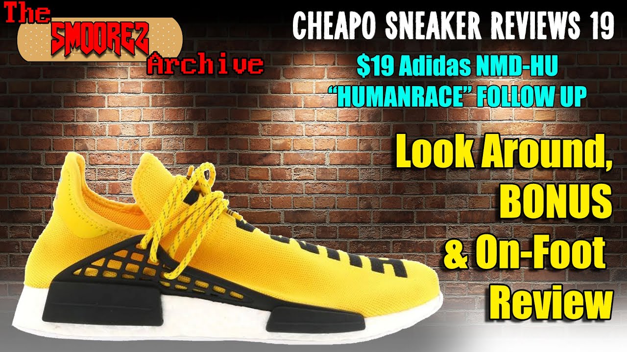 THE SMOOREZ ARCHIVE: Cheapo Sneaker Reviews 19 - The $19 Adidas Human Race FOLLOW UP