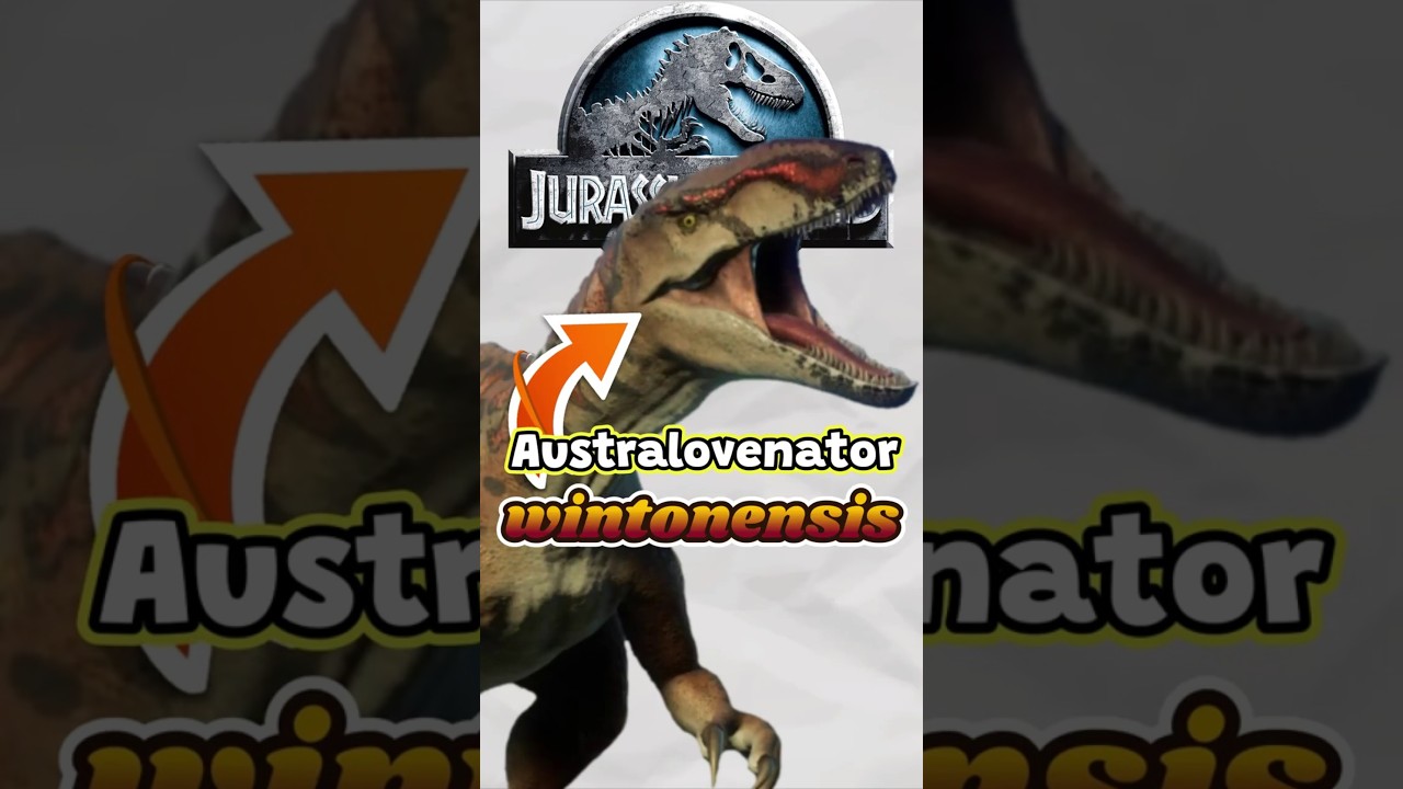 Australovenator Wintonensis Fact #shorts #jurassicworld #australovenator #jurassicworldevolution