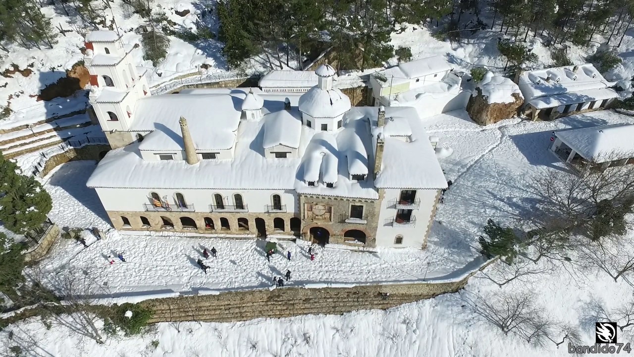 increible nevada en utiel // Incredible snowfall in utiel | phantom 3 advanced