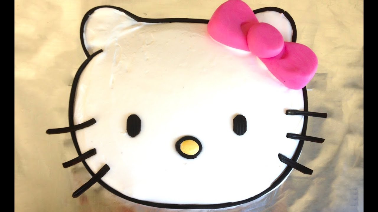 Easy Hello Kitty Cake HOW TO COOK THAT hello kitty cake Ann Reardon